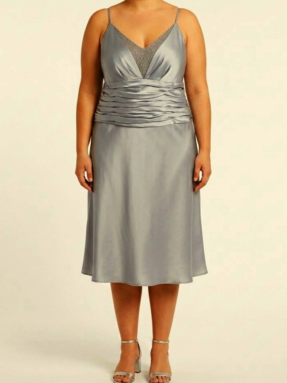 Belsoie by Jasmine Charmeuse Cocktail Dress NEW- Sz. 24